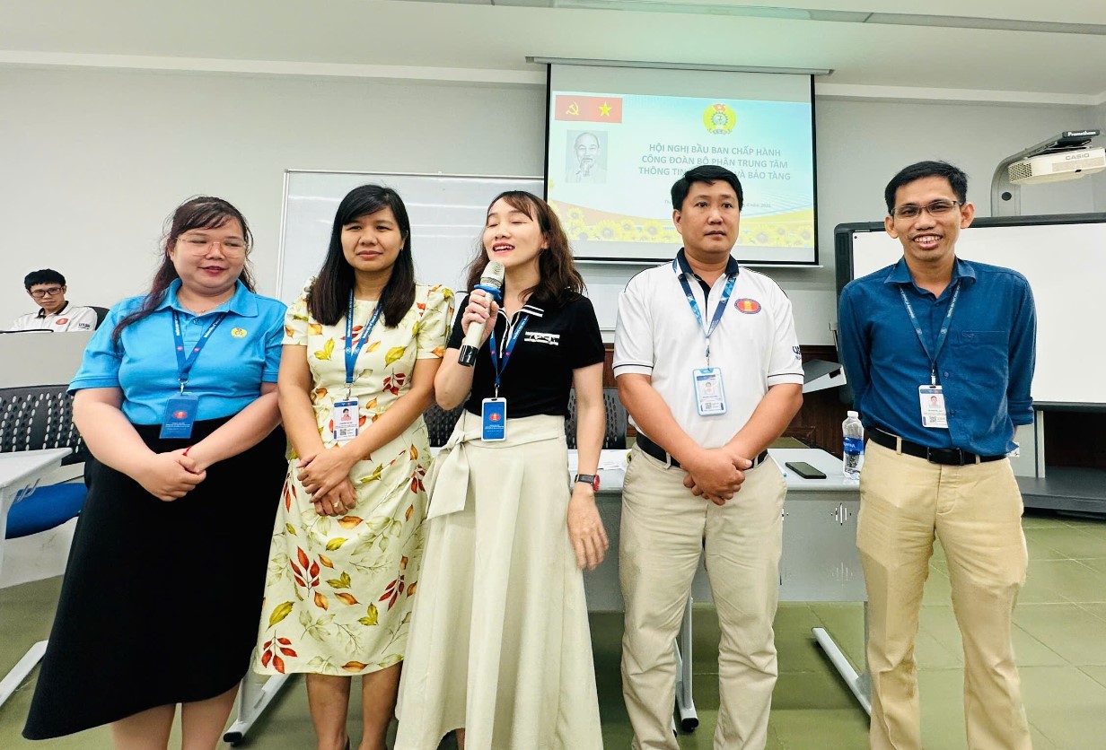 Hội nghị bầu Ban Chấp hành Công đoàn bộ phận Trung tâm Thông tin, Thư viện và Bảo tàng