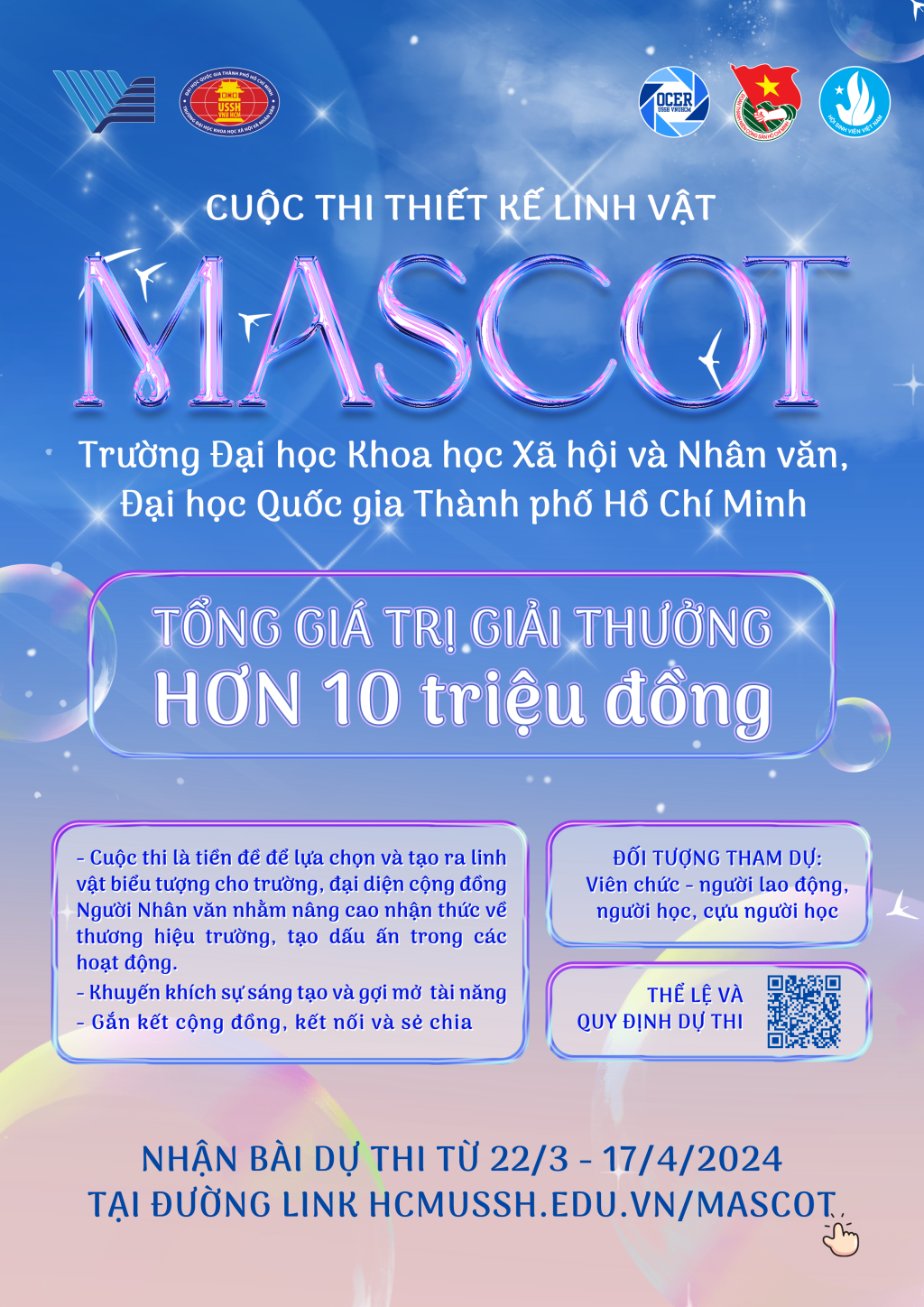Khởi động cuộc thi thiết kế linh vật của Trường Đại học Khoa học Xã hội và Nhân văn, ĐHQG-HCM