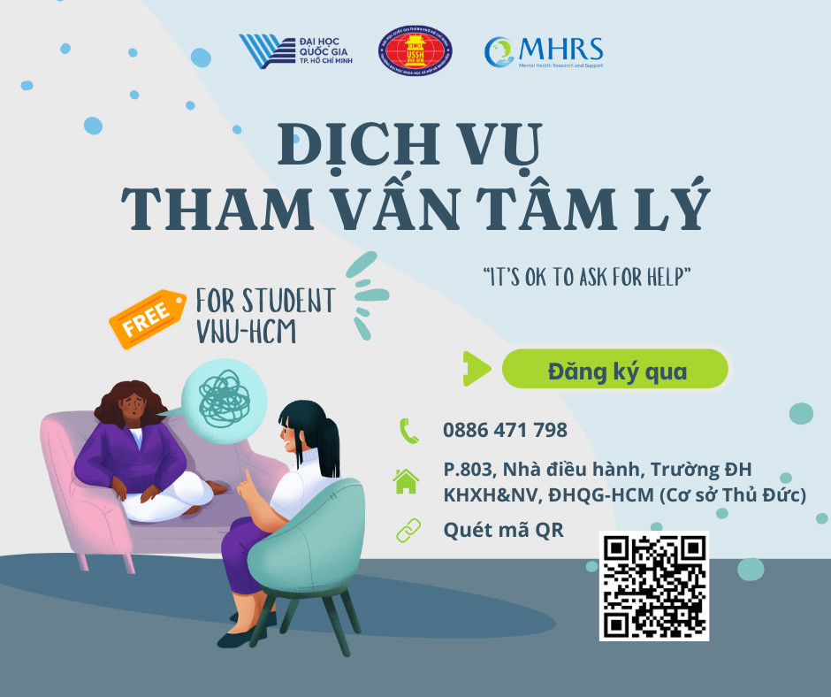 Dịch vụ tham vấn tâm lý - Miễn phí cho sinh viên