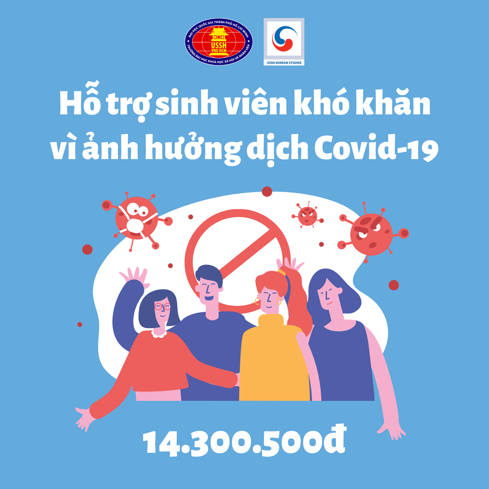 Khoa Hàn Quốc học hỗ trợ sinh viên khó khăn vì ảnh hưởng dịch Covid-19