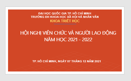 Hội nghị VC & NLĐ năm học 2021 - 2022