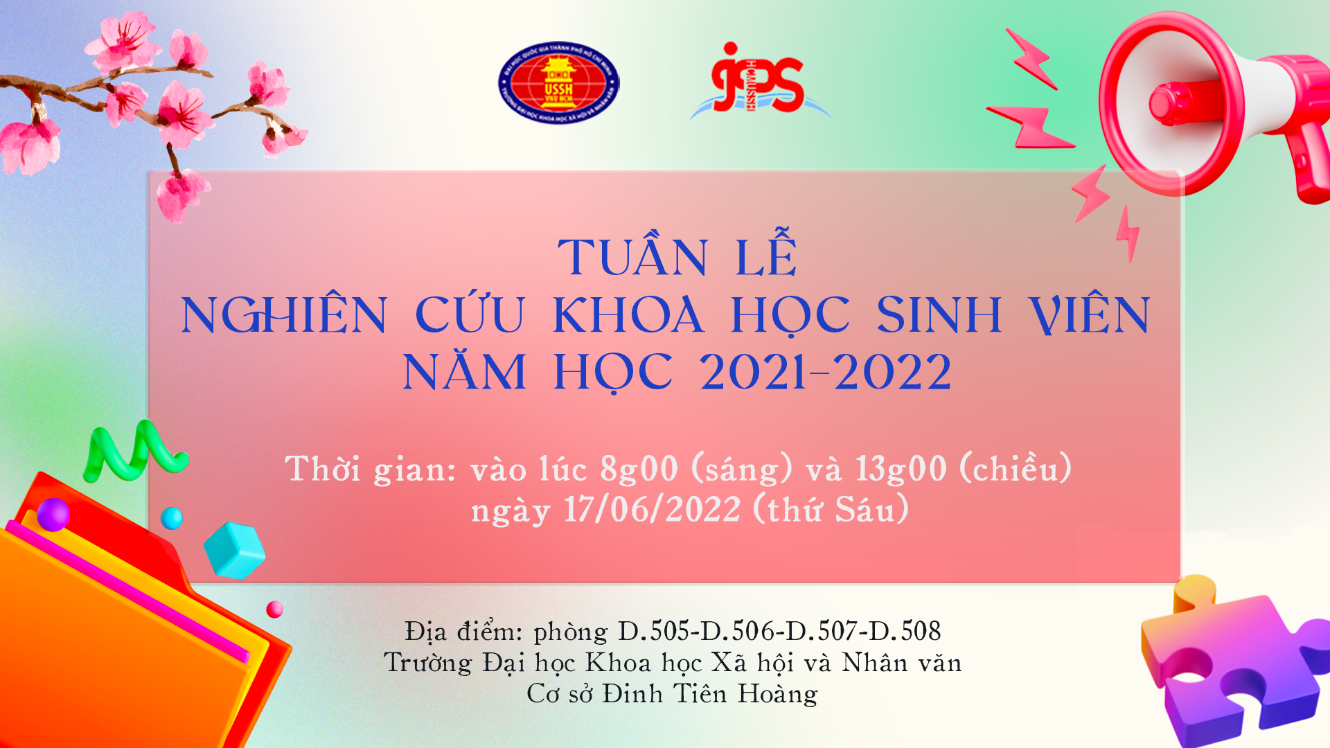 Tuần lễ nghiên cứu khoa học sinh viên năm học 2021-2022