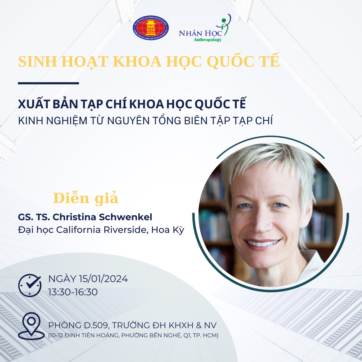 Mời tham dự chia sẻ kinh nghiệm đăng bài tạp chí khoa học xã hội quốc tế (15/01/2024)