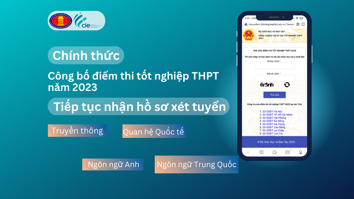 Tiếp tục nhận hồ sơ xét tuyển Các chương trình liên kết 2+2 bằng phương thức Điểm thi tốt nghiệp THPT năm 2023