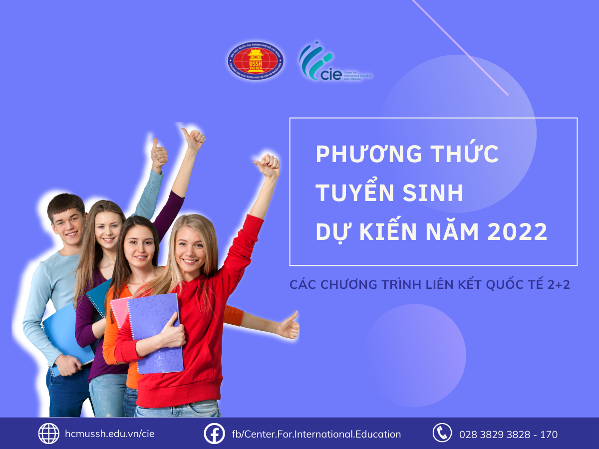 Thêm phương thức tuyển sinh, thêm cơ hội trúng tuyển các chương trình liên kết quốc tế 2+2