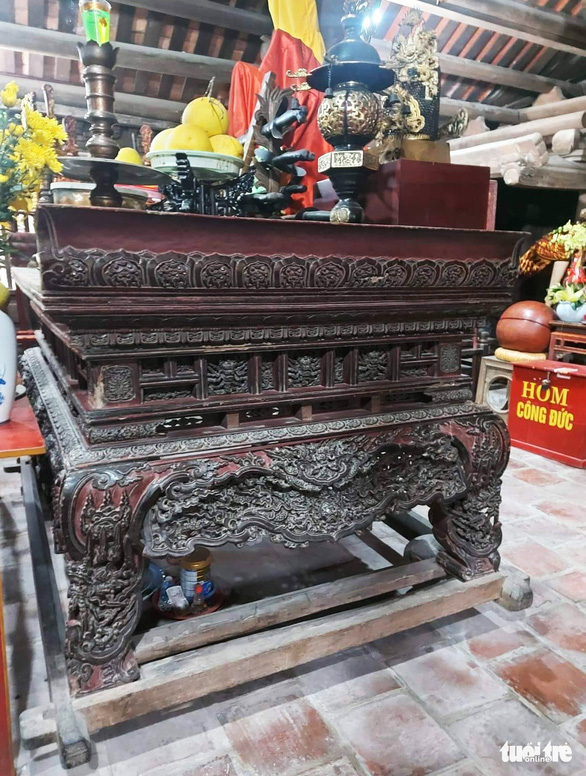 Độc bản hương án chùa Keo trở thành bảo vật quốc gia