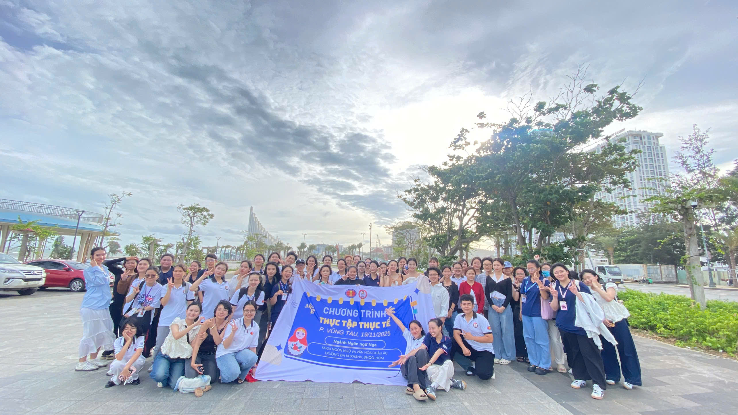 CHƯƠNG TRÌNH THỰC TẬP THỰC TẾ CỦA SINH VIÊN NĂM I NGÀNH NGÔN NGỮ NGA TẠI VŨNG TÀU