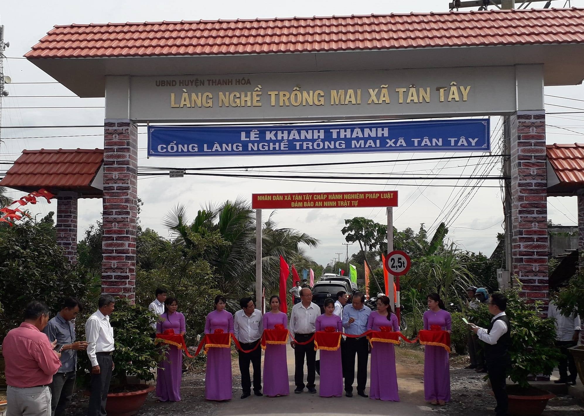 Làm việc với các Sở, Ban ngành tỉnh Long An về Đề án Phát triển làng nghề trồng mai xã Tân Tây gắn với phát triển du lịch tỉnh Long An đến năm 2030