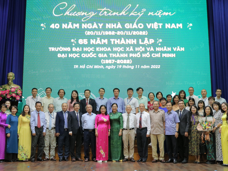 Kỷ niệm Ngày Nhà giáo Việt Nam 20.11 và 65 năm thành lập Trường ĐH KHXH&NV, ĐHQG-HCM (1957-2022).