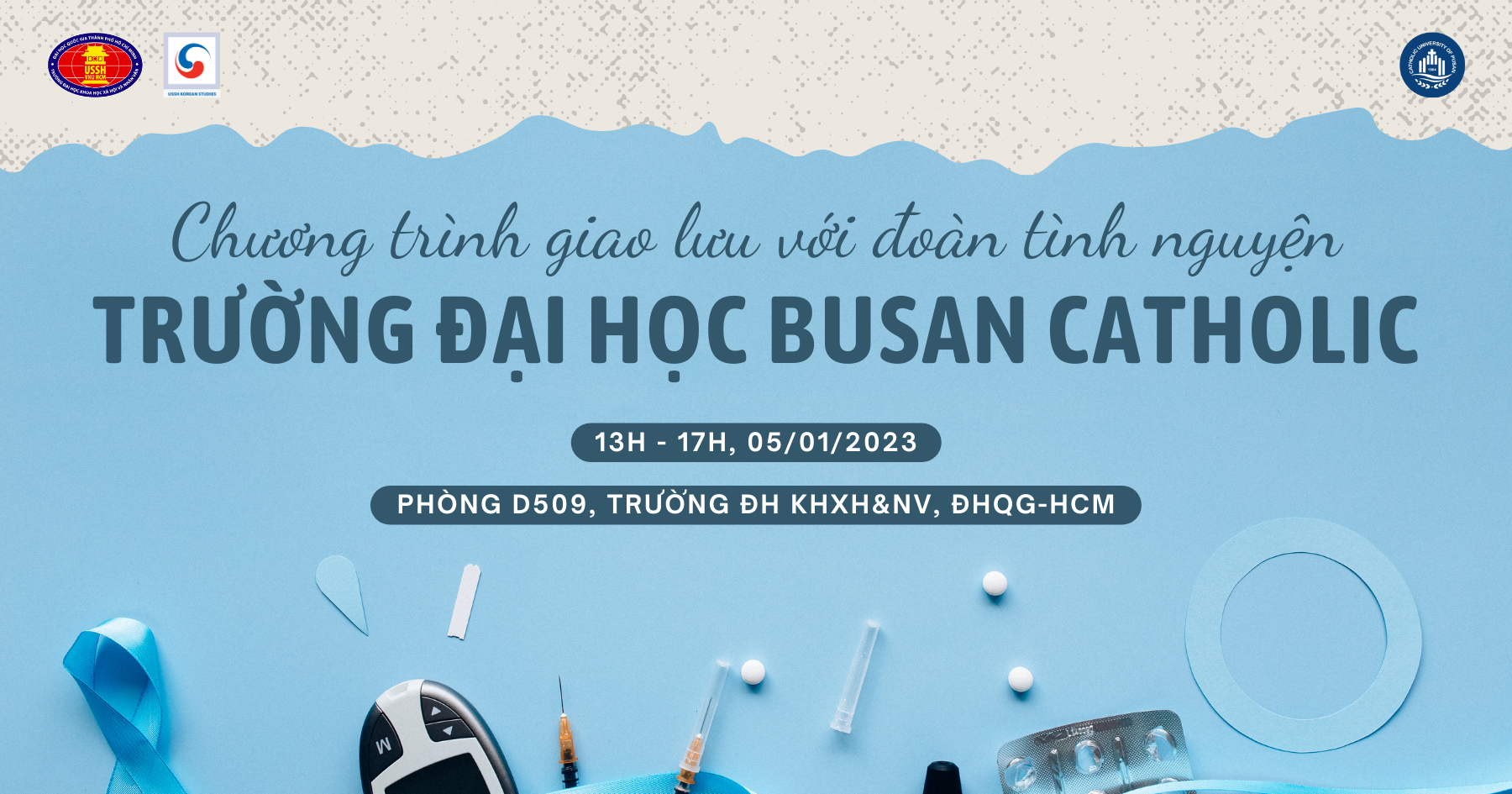 Tuyển sinh viên tham gia chương trình giao lưu với đoàn tình nguyện Trường Đại học Busan Catholic