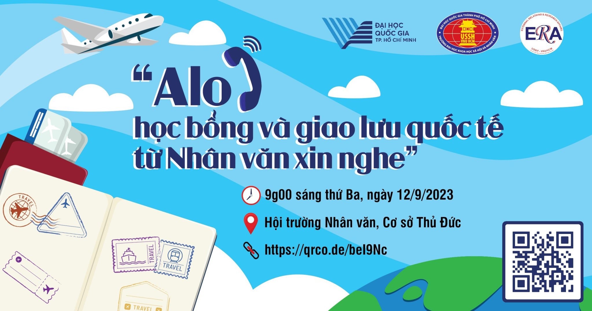 Talkshow "Alo, học bổng và giao lưu quốc tế từ Nhân văn xin nghe"