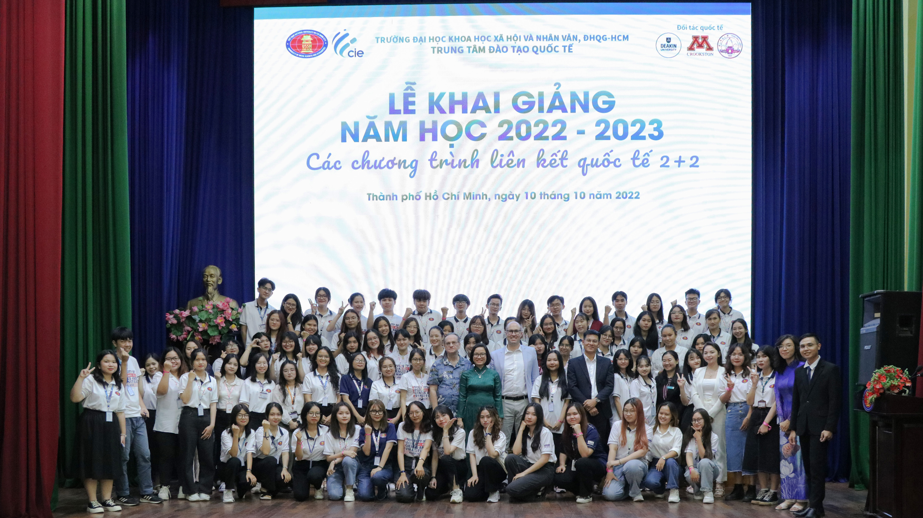Lễ khai giảng các chương trình liên kết 2+2 năm học 2022 - 2023 - Hành trình Công dân toàn cầu bắt đầu từ đây!