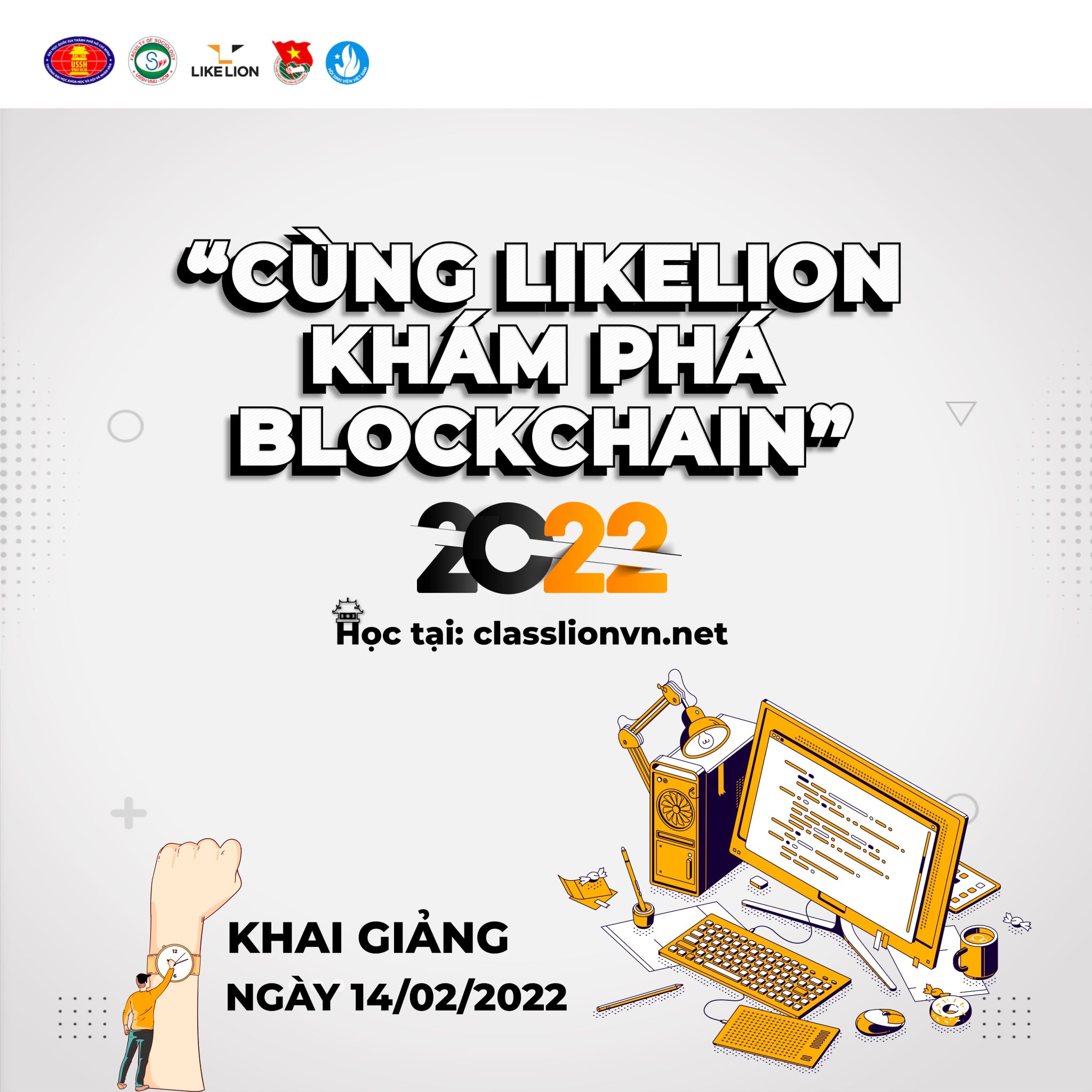 Khóa học BLOCKCHAIN do chính phủ hàn quốc tài trợ và LIKELION trực tiếp thực hiện