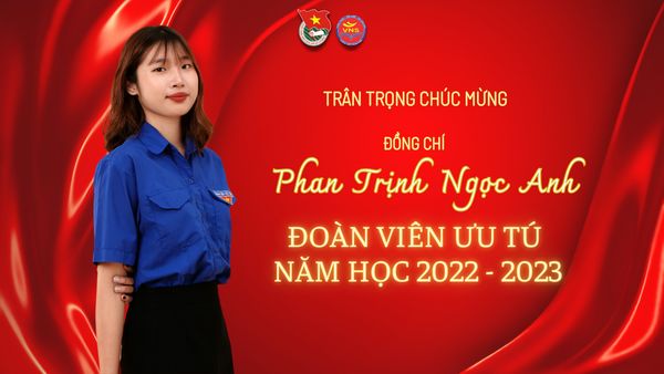 Tuyên dương Đoàn viên ưu tú năm học 2022-2023