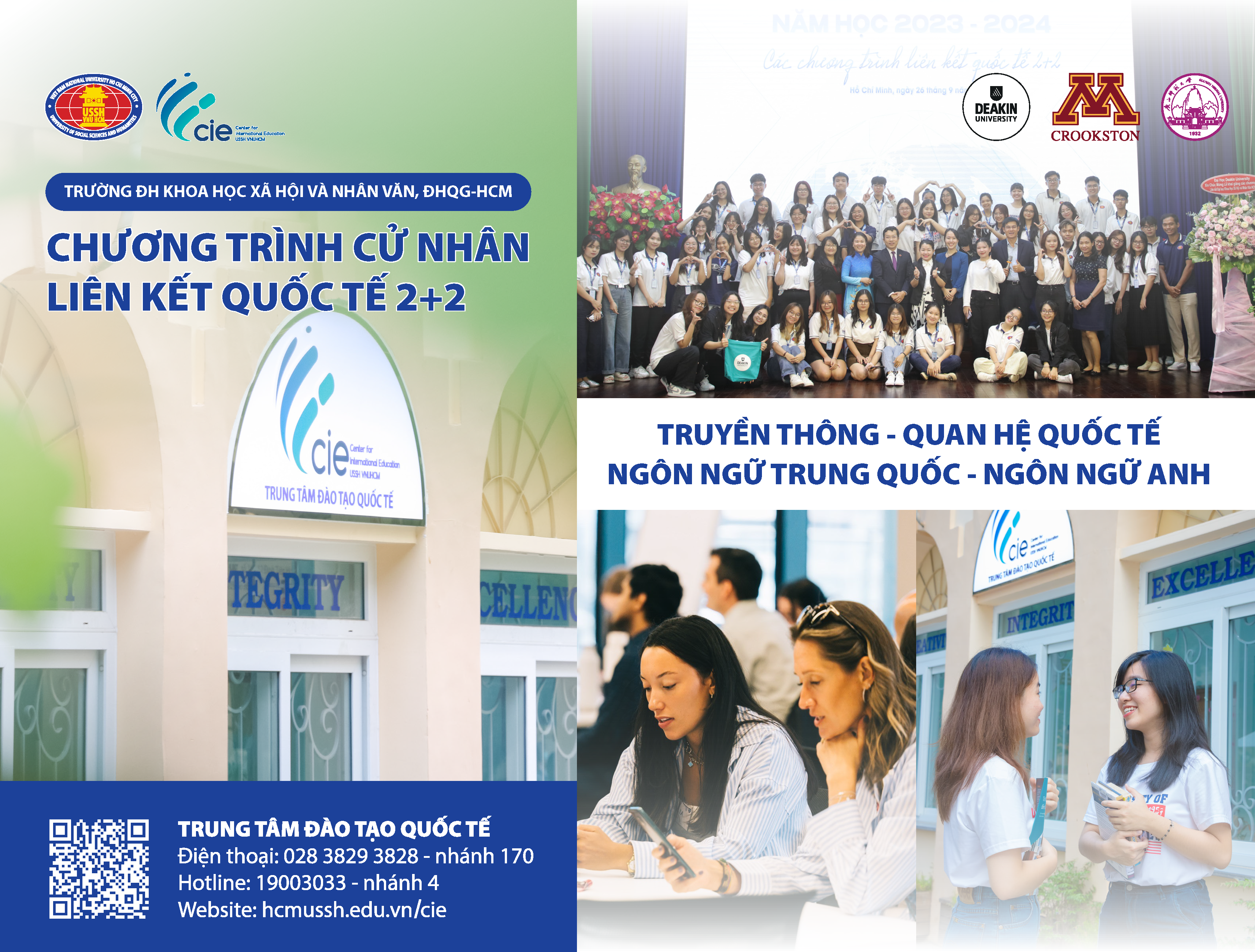 Các chương trình liên kết quốc tế 2+2 "nhập cuộc" tuyển sinh 2024