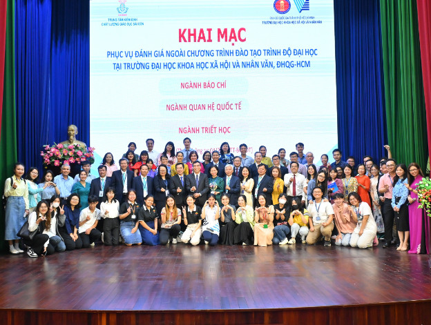 Khai mạc khảo sát chính thức cấp chương trình đào tạo các khoa: Báo chí và Truyền thông, Quan hệ quốc tế và Triết học