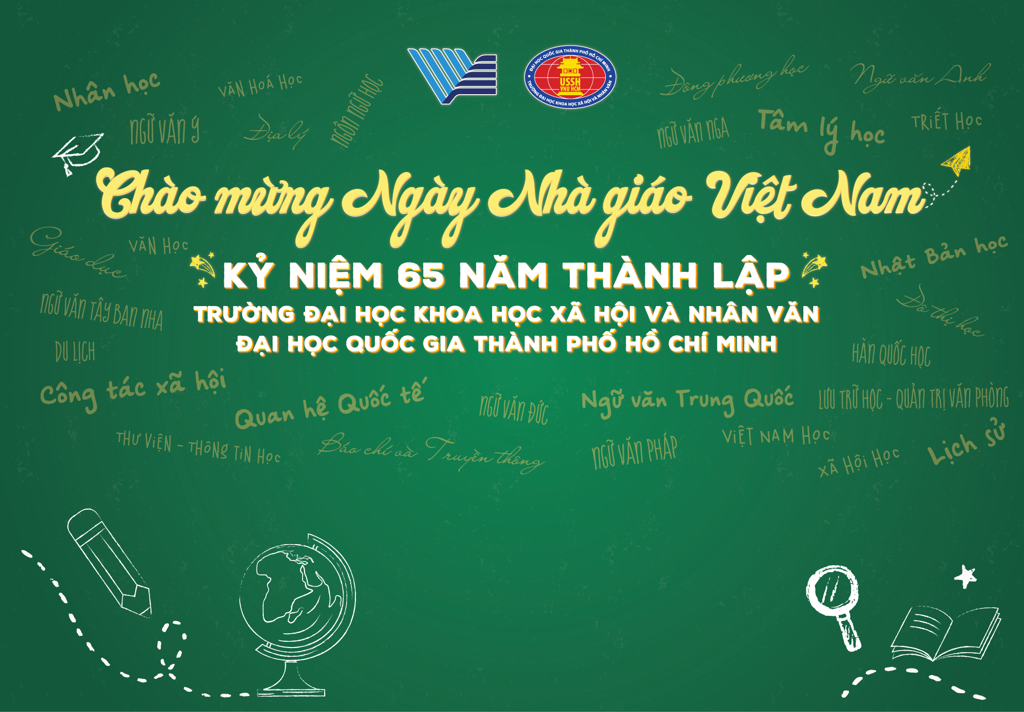 Mời tham dự Chương trình chào mừng ngày Nhà giáo Việt Nam (20/11/2022) và kỷ niệm 65 năm thành lập Trường (1957 – 2022)