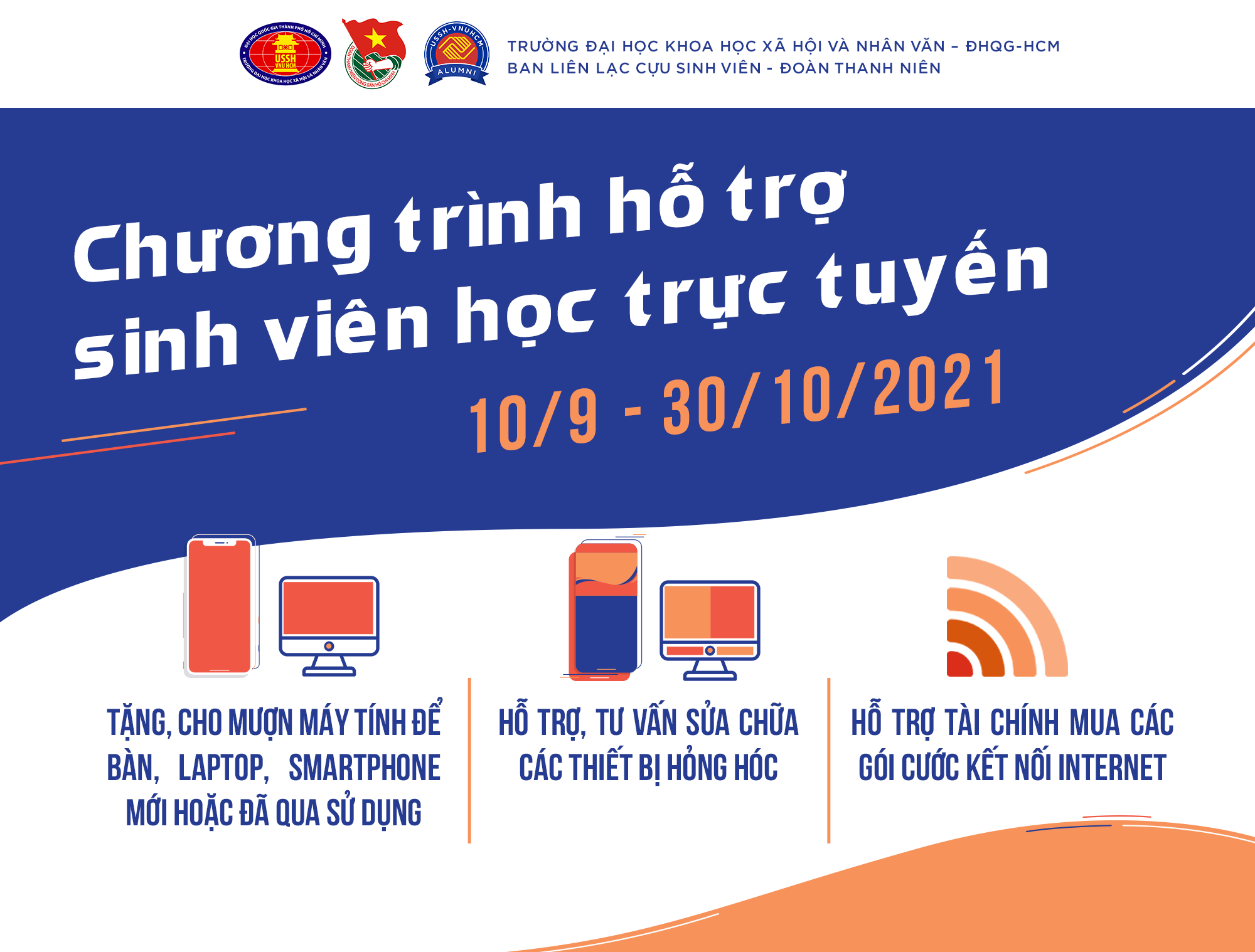 Khởi động chương trình hỗ trợ sinh viên học tập trực tuyến