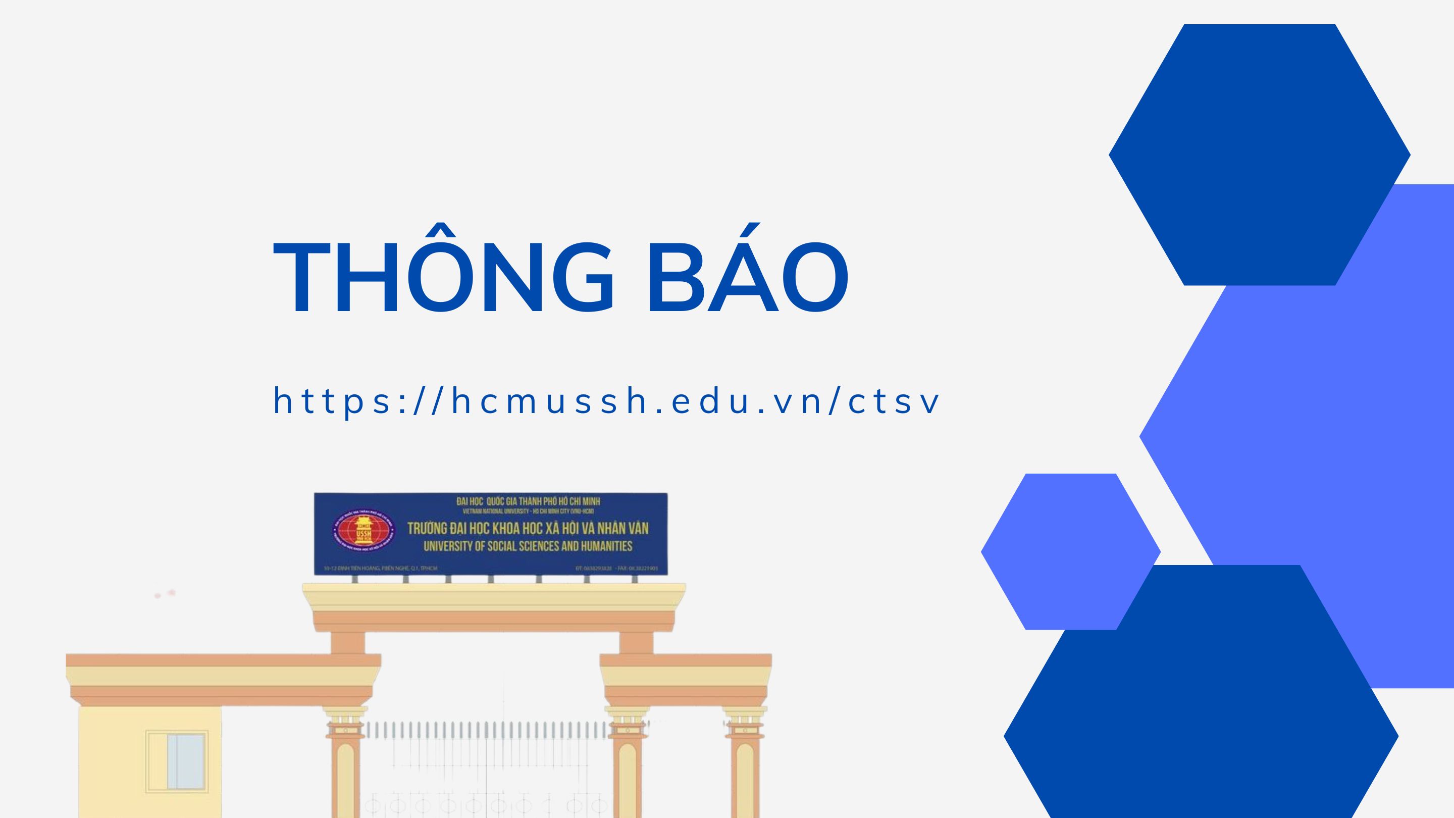 Thông báo V/v kiểm tra thông tin tốt nghiệp Thạc sĩ, Tiến sĩ (đợt 1/2023)