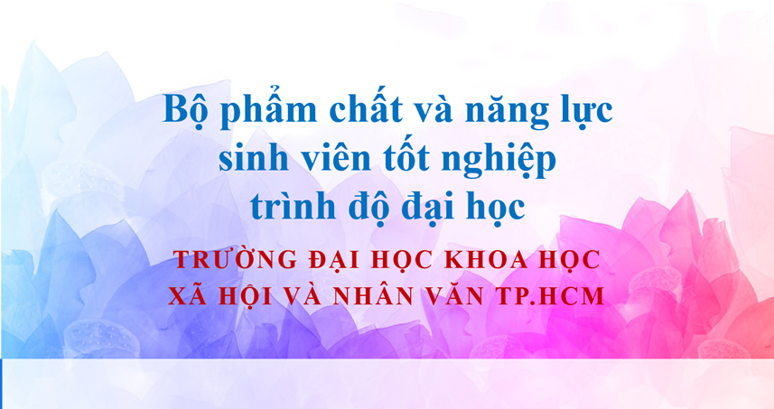 Bộ phẩm chất và năng lực sinh viên tốt nghiệp trình độ đại học