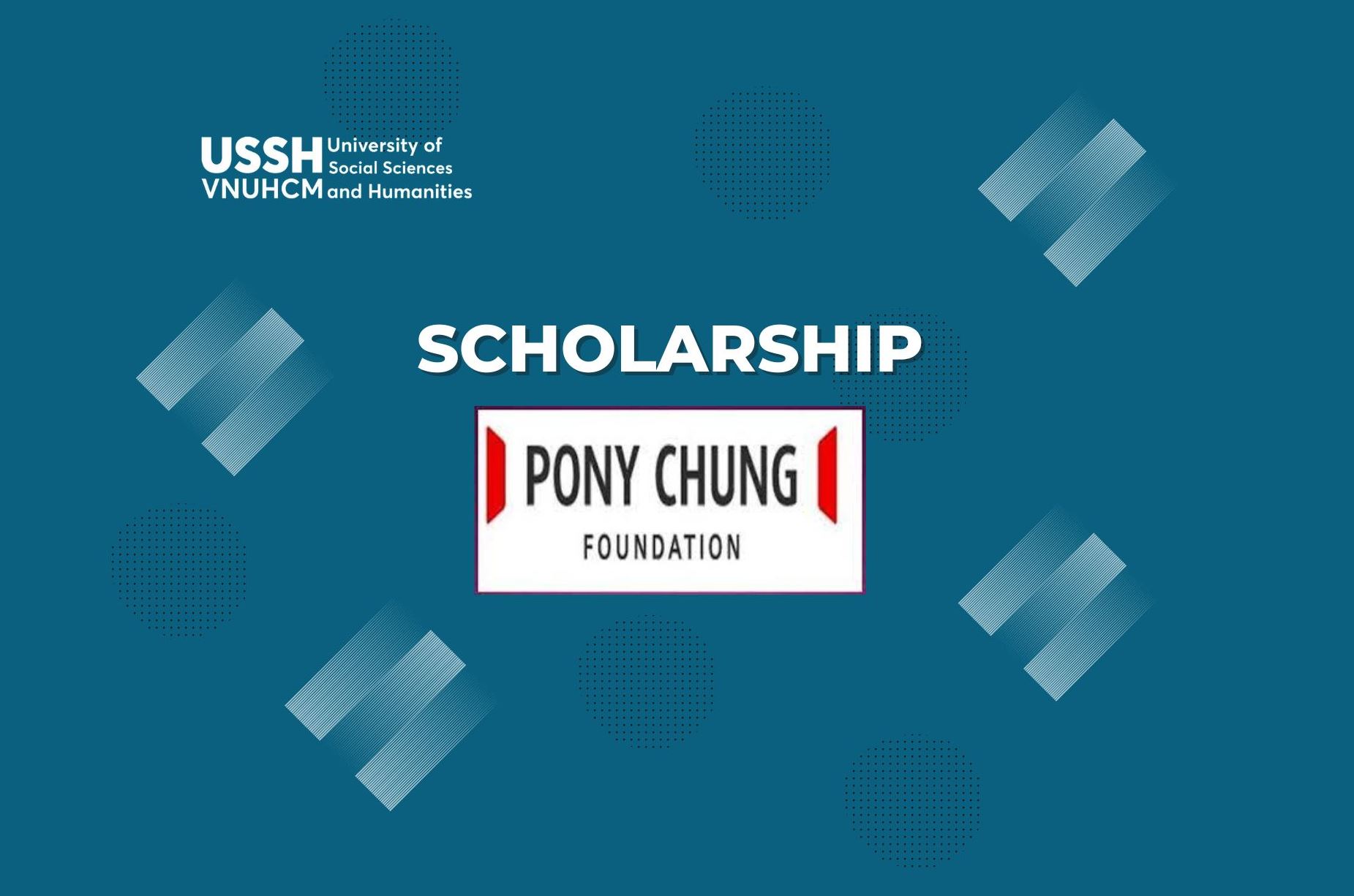 Thông báo kết quả và thông tin về Lễ trao học bổng Pony Chung năm 2022