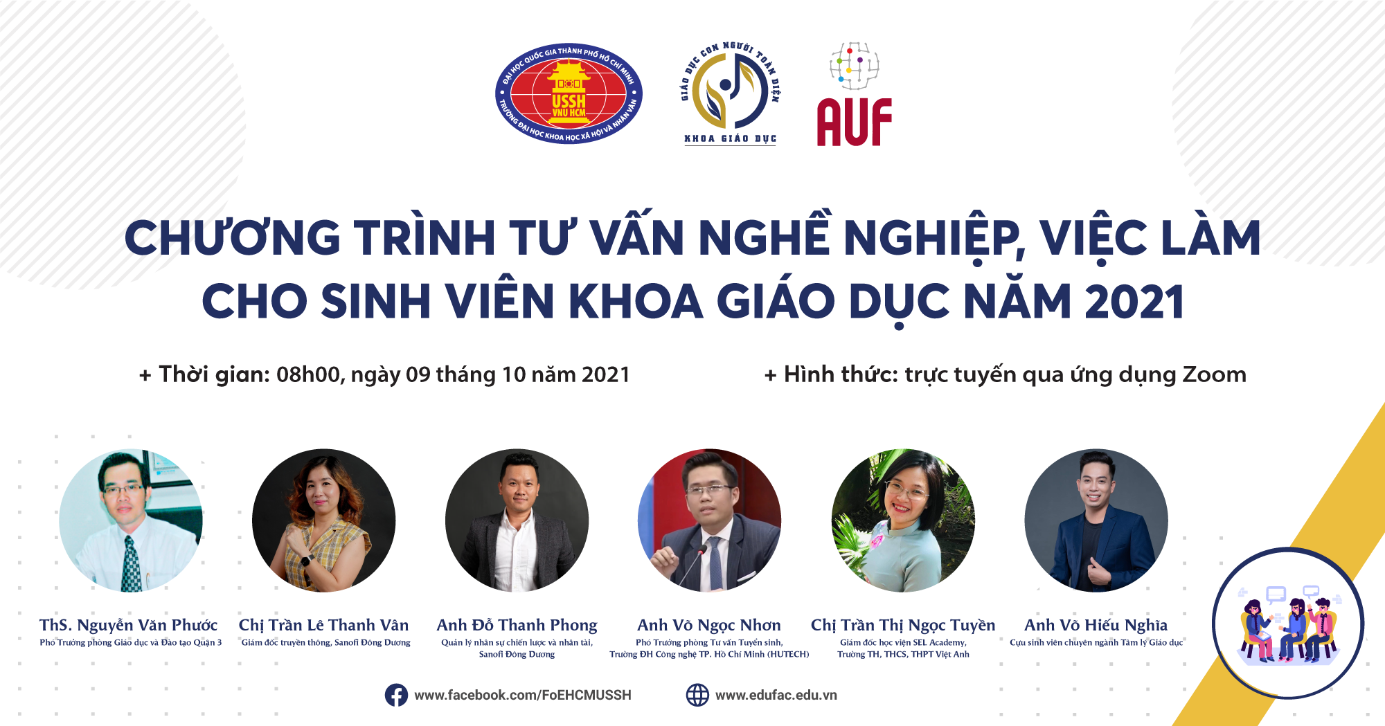 Chương trình Tư vấn nghề nghiệp, việc làm cho sinh viên khoa Giáo dục năm 2021