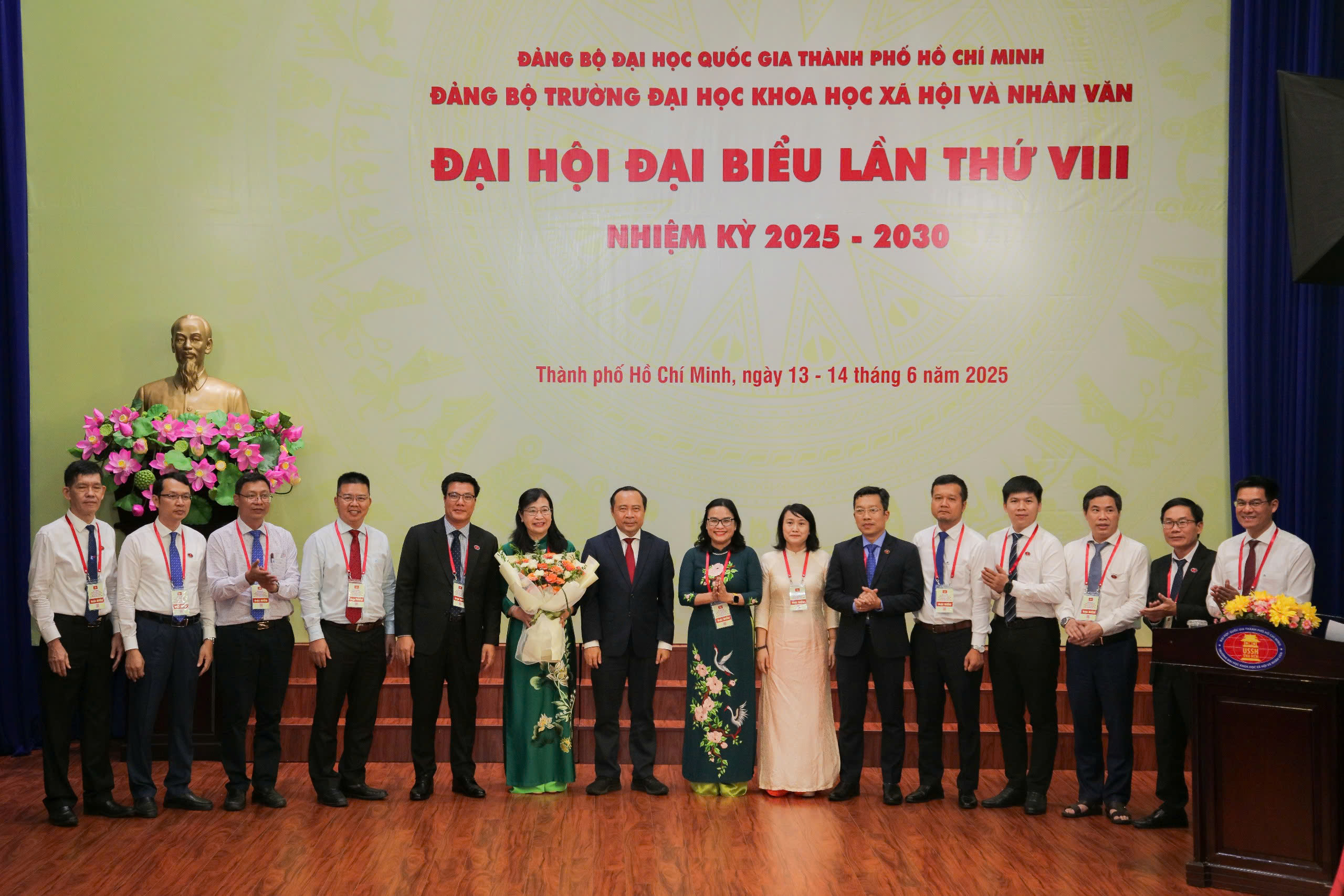 Đại hội đại biểu Đảng bộ Trường ĐH KHXH&NV, ĐHQG-HCM lần thứ VIII, nhiệm kỳ 2025 – 2030: Đoàn kết trí tuệ, đổi mới sáng tạo, phát triển bền vững