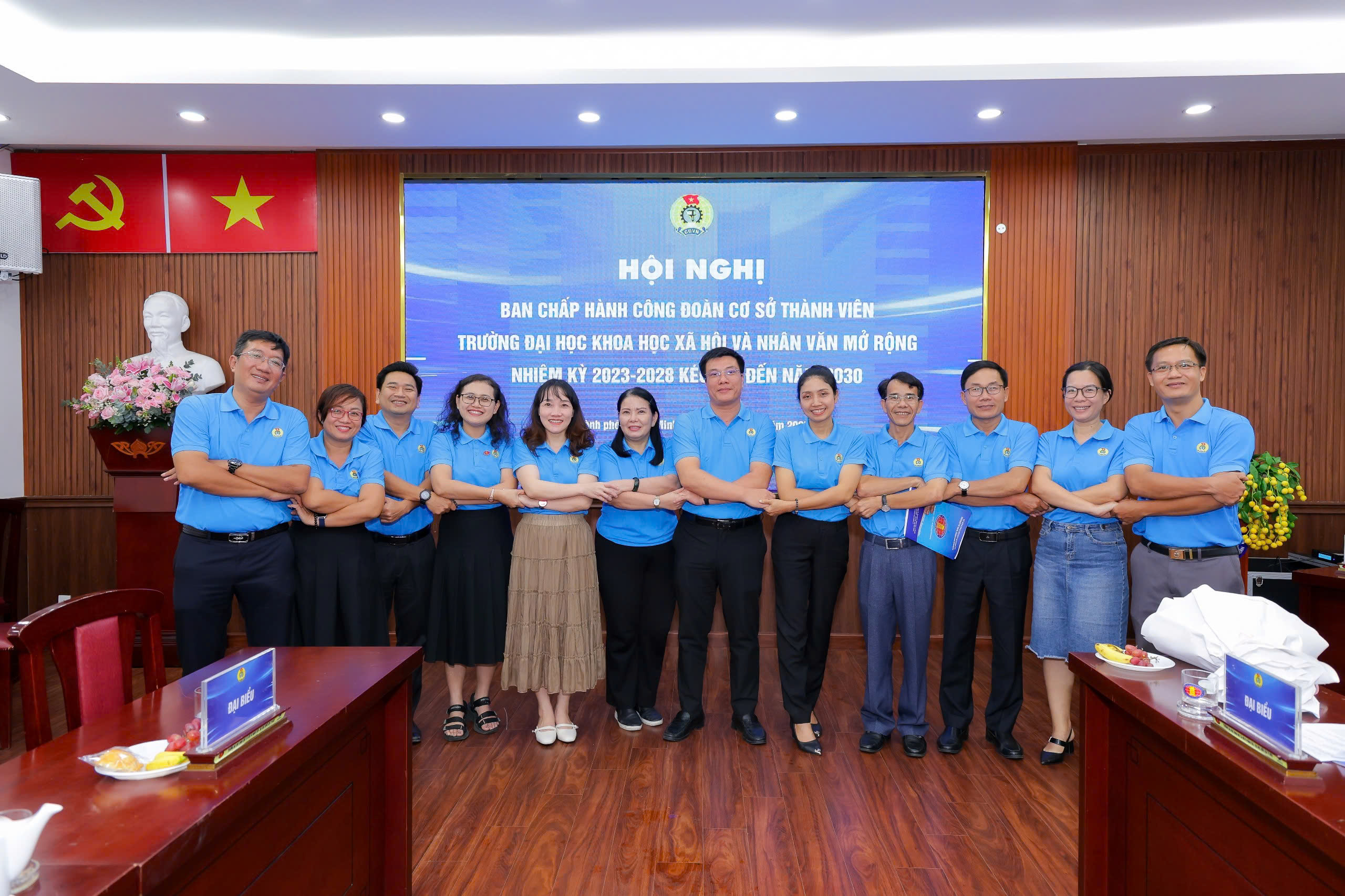 Hội nghị Ban Chấp hành Công đoàn mở rộng thực hiện công tác kéo dài nhiệm kỳ Đại hội Công đoàn cơ sở thành viên Trường ĐH KHXH&NV nhiệm kỳ 2023-2028 đến năm 2030