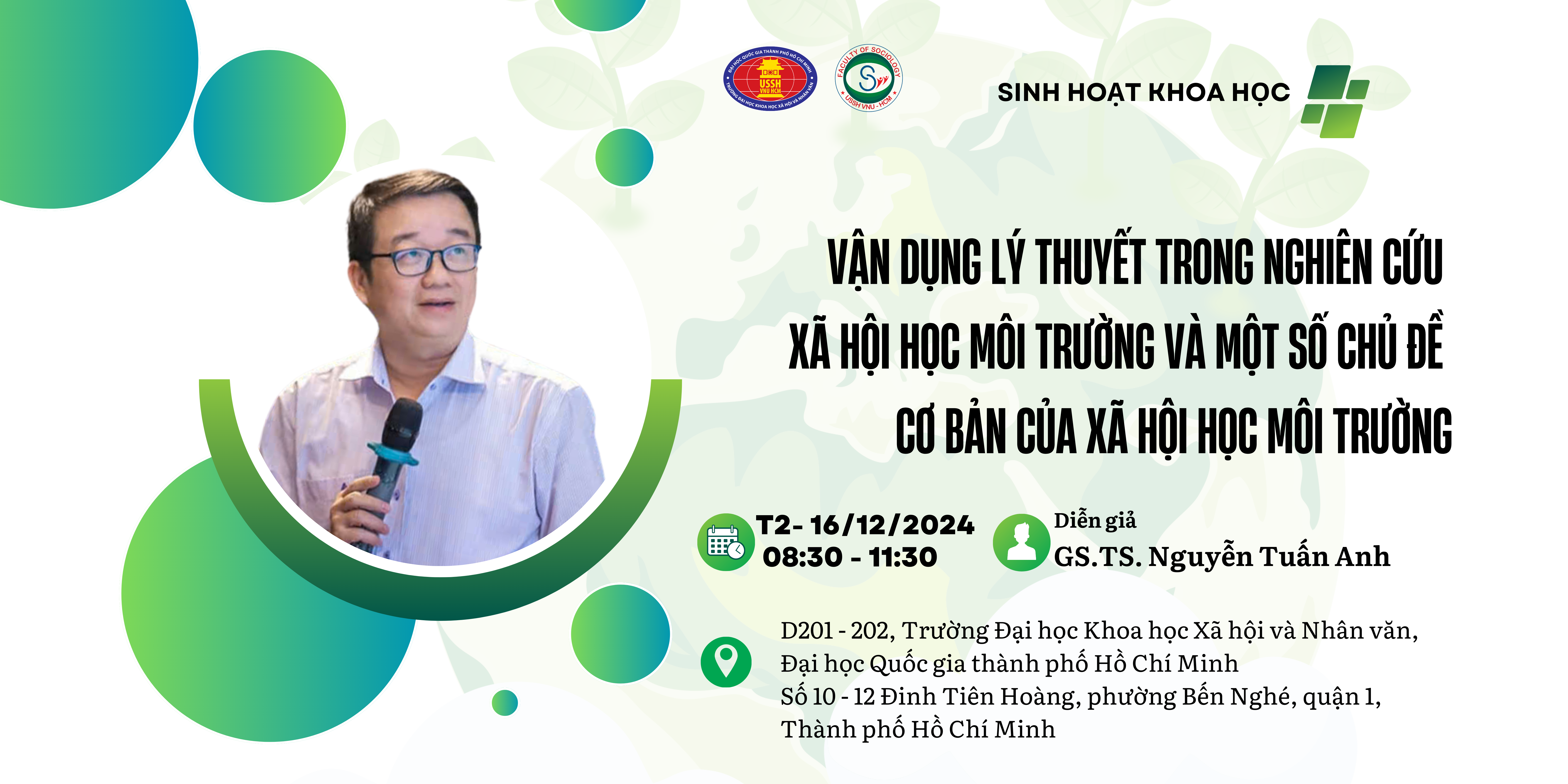 Thư mời tham dự sinh hoạt học thuật số 12 năm 2024