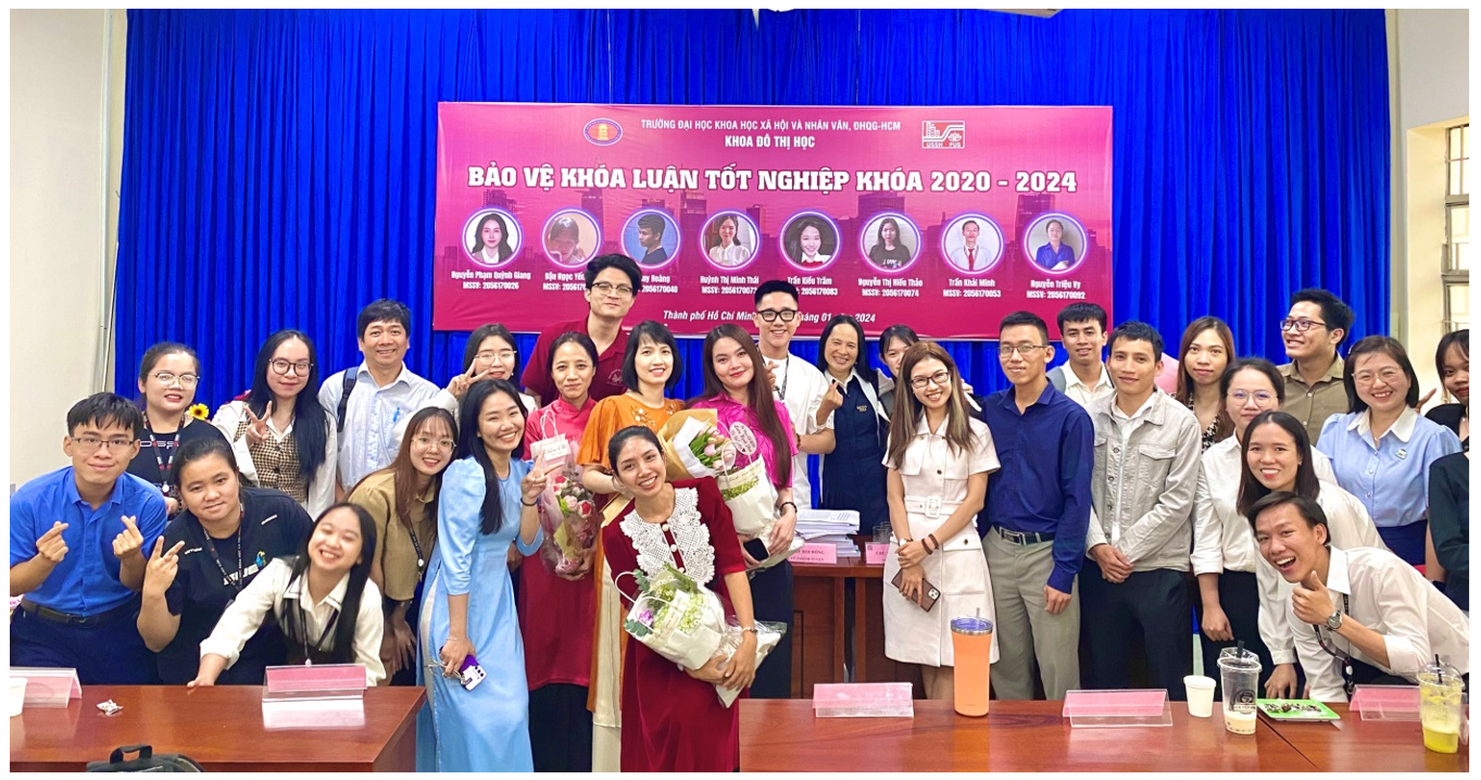 Buổi bảo vệ Khoá luận tốt nghiệp khoá 2020 -2024