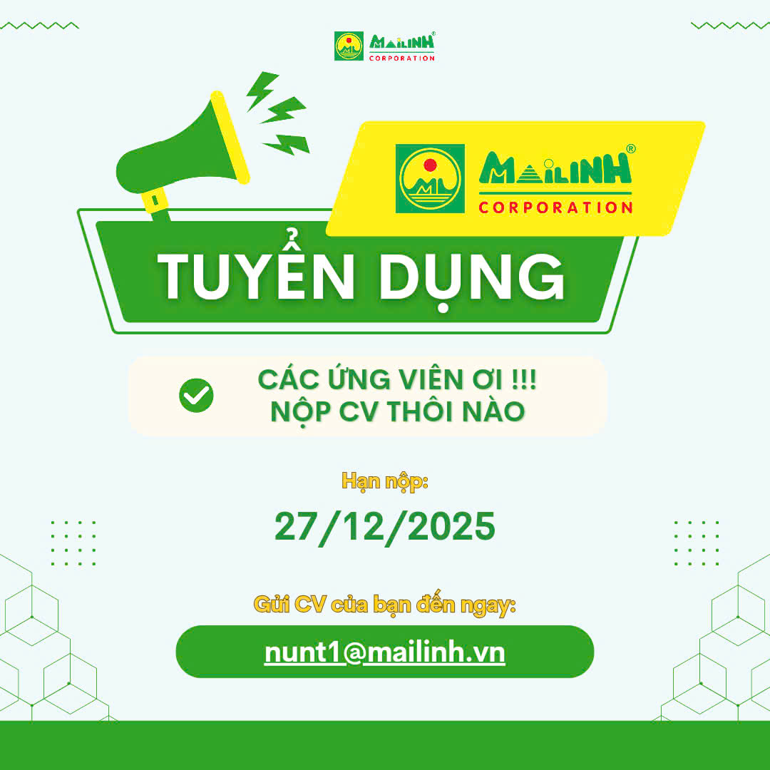 TẬP ĐOÀN MAI LINH TUYỂN DỤNG CHUYÊN VIÊN TRUYỀN THÔNG