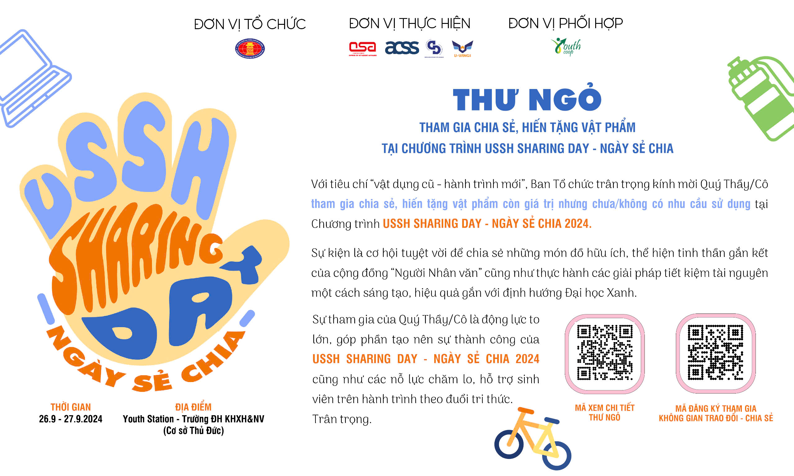 Mời tham dự "Ngày chia sẻ"