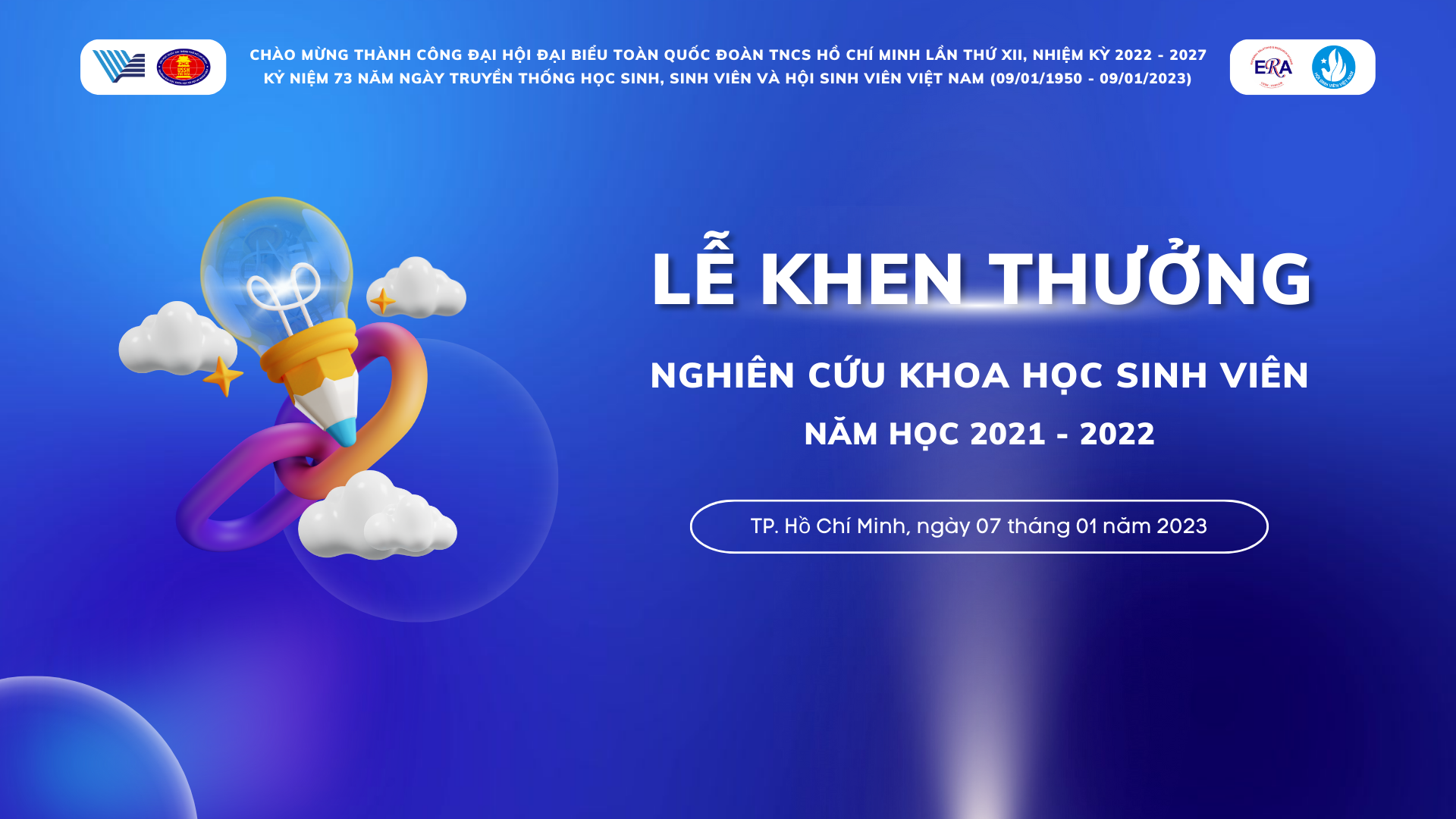 Thông báo về danh sách các đề tài được chọn vào vòng chung khảo Giải thưởng nghiên cứu khoa học sinh viên cấp Trường năm học 2021-2022