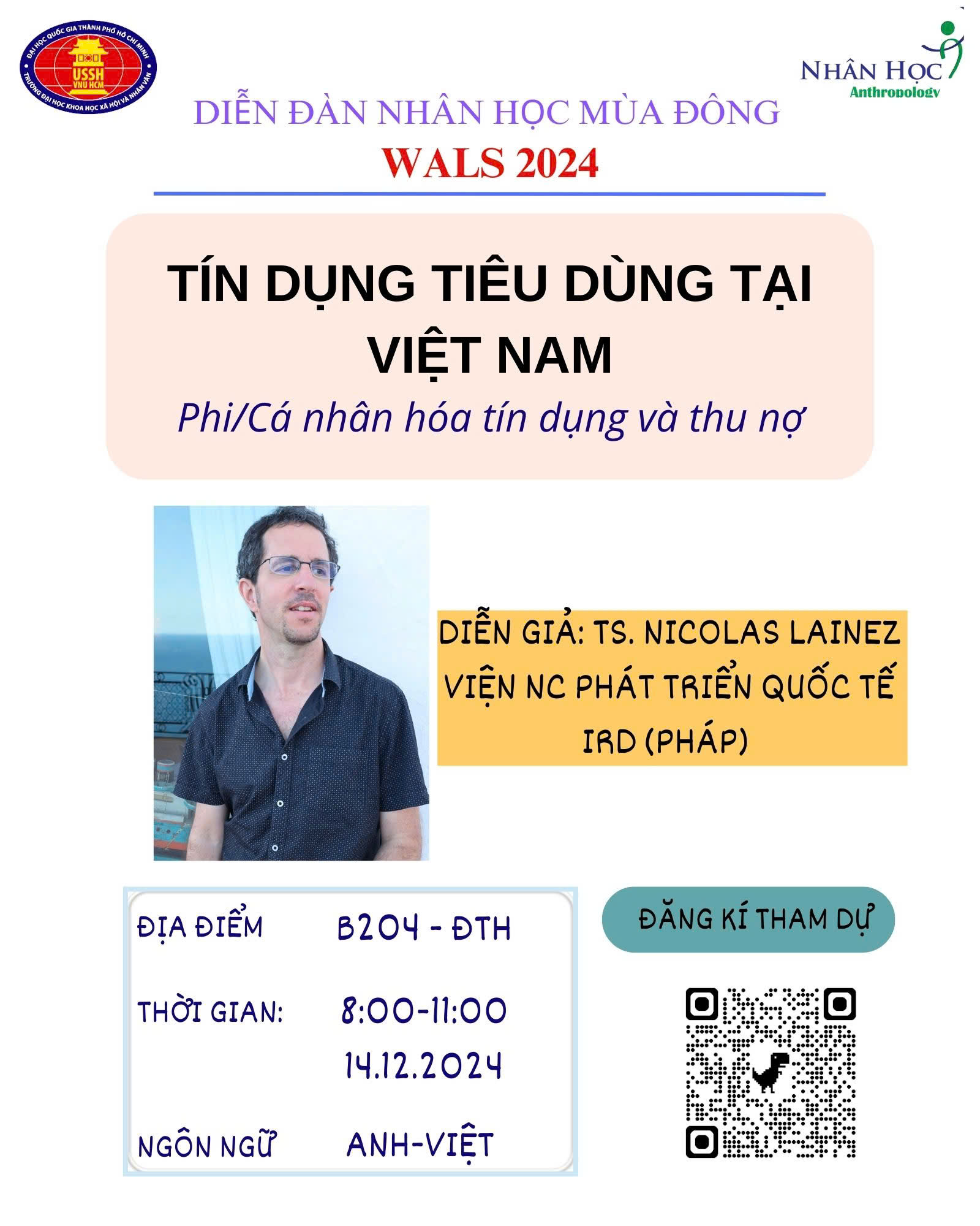 Mời tham dự chương trình WALS năm 2024 ngày 14/12/2024