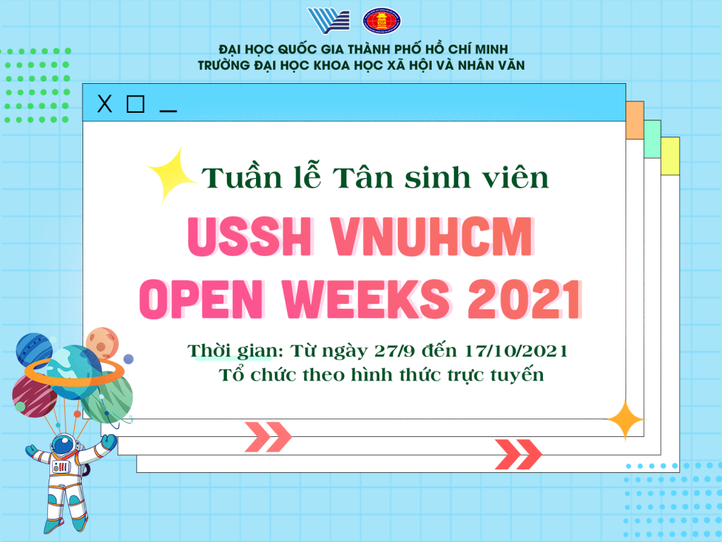 Chào đón Tuần lễ Tân sinh viên 2021