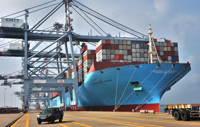 Cảng container quốc tế Cái Mép chính thức được phép đón "siêu" tàu container