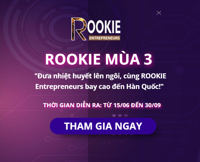 Cuộc thi Rookie – Entrepreneurs Mùa 3 chủ đề “AI Branding Review”