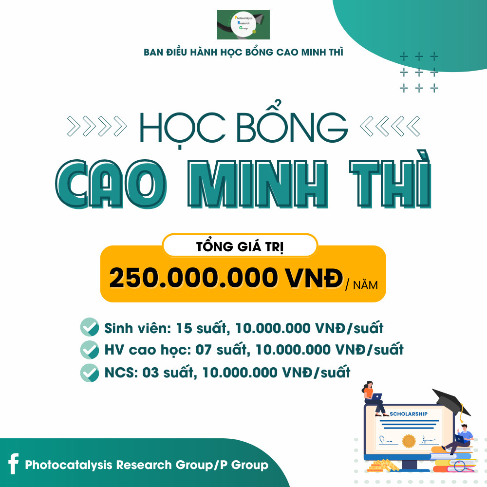 Học bổng Cao Minh Thì năm 2024