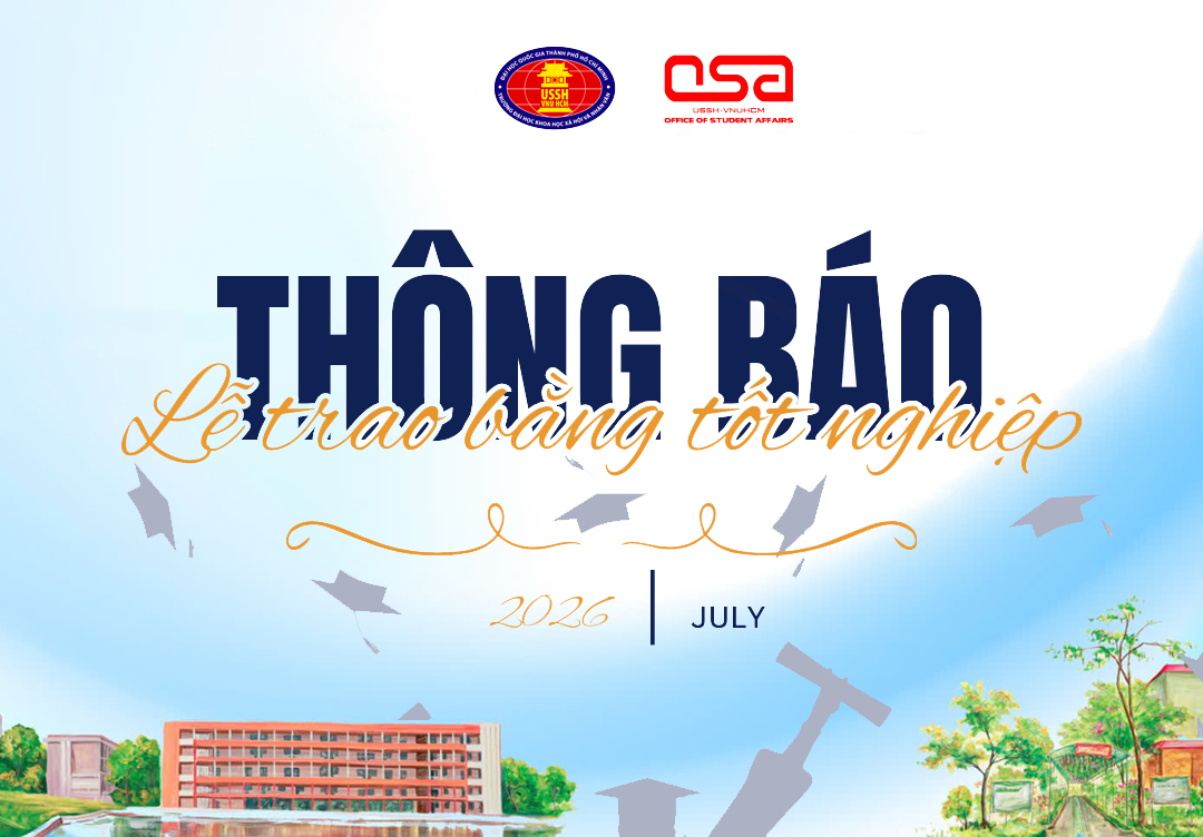 Thông báo tổ chức lễ Trao bằng tốt nghiệp tháng 7, năm 2026