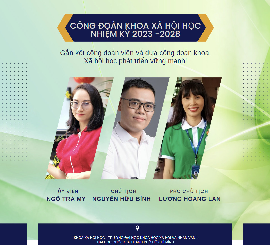 Ra mắt BCH Công đoàn khoa Xã hội học nhiệm kì 2023-2028