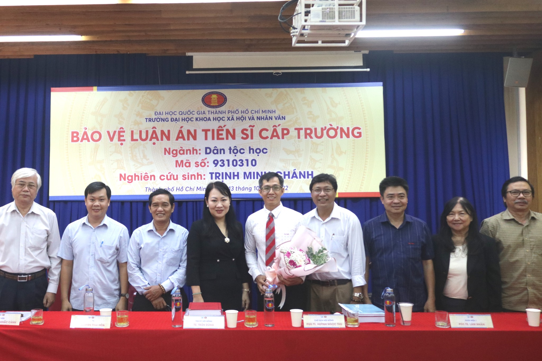 Buổi bảo vệ Luận án Tiến sĩ của NCS Trịnh Minh Chánh