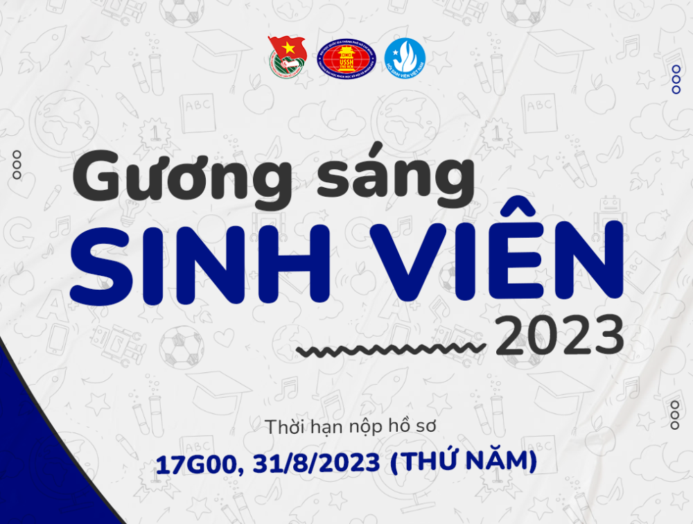 Triển khai bình xét danh hiệu "Gương sáng sinh viên" Trường ĐH KHXH&NV năm 2023