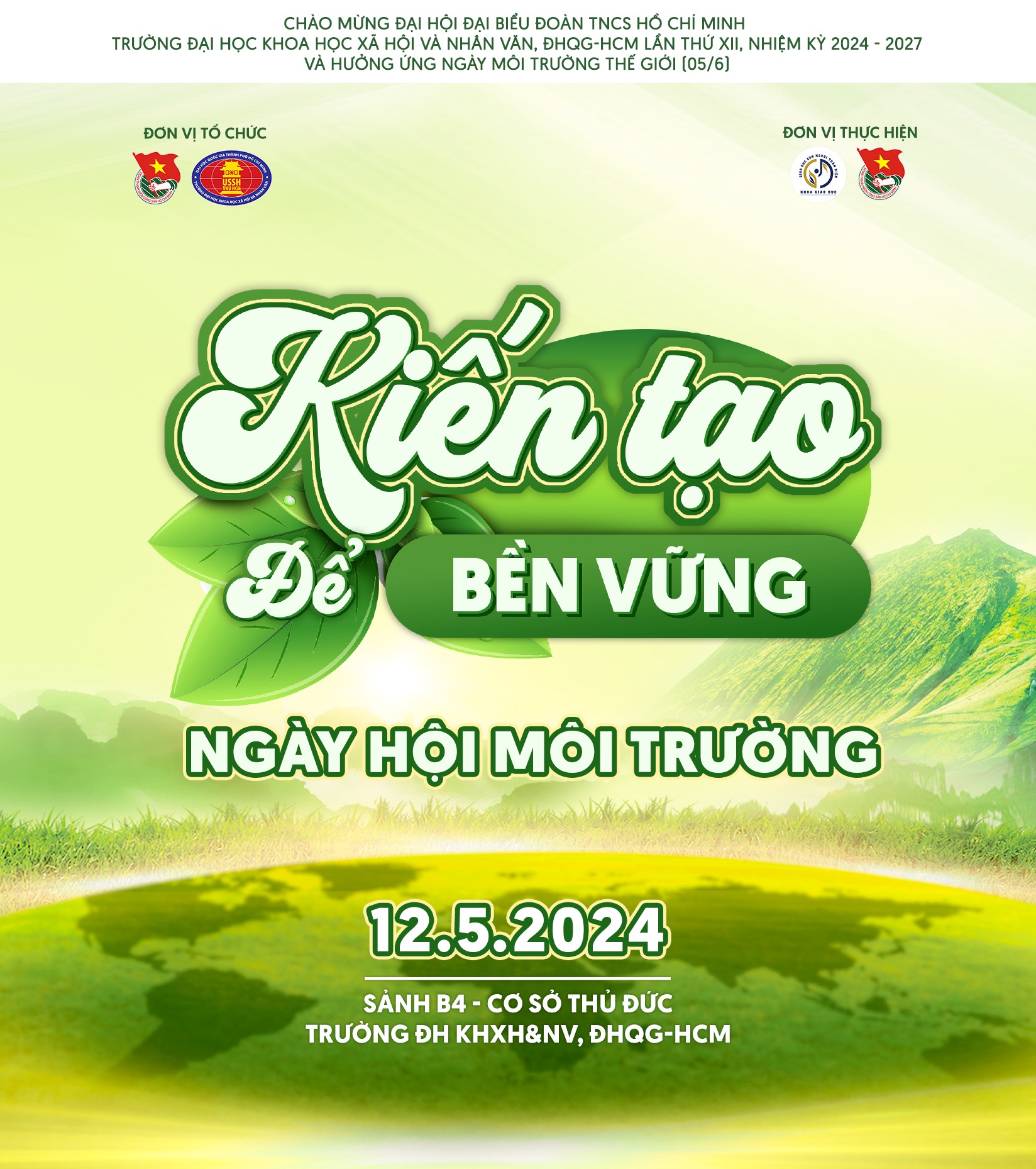 Ngày hội môi trường năm 2024 - "Kiến tạo để bền vững"