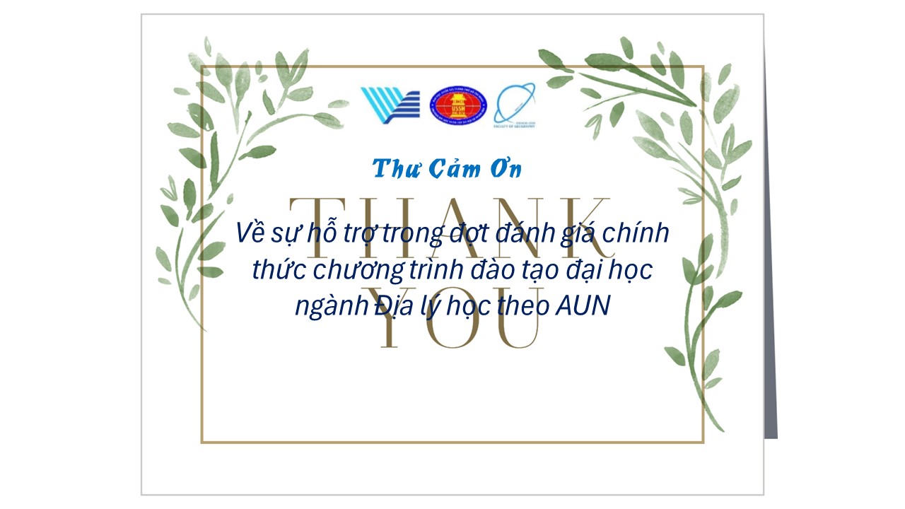 Thư cảm ơn