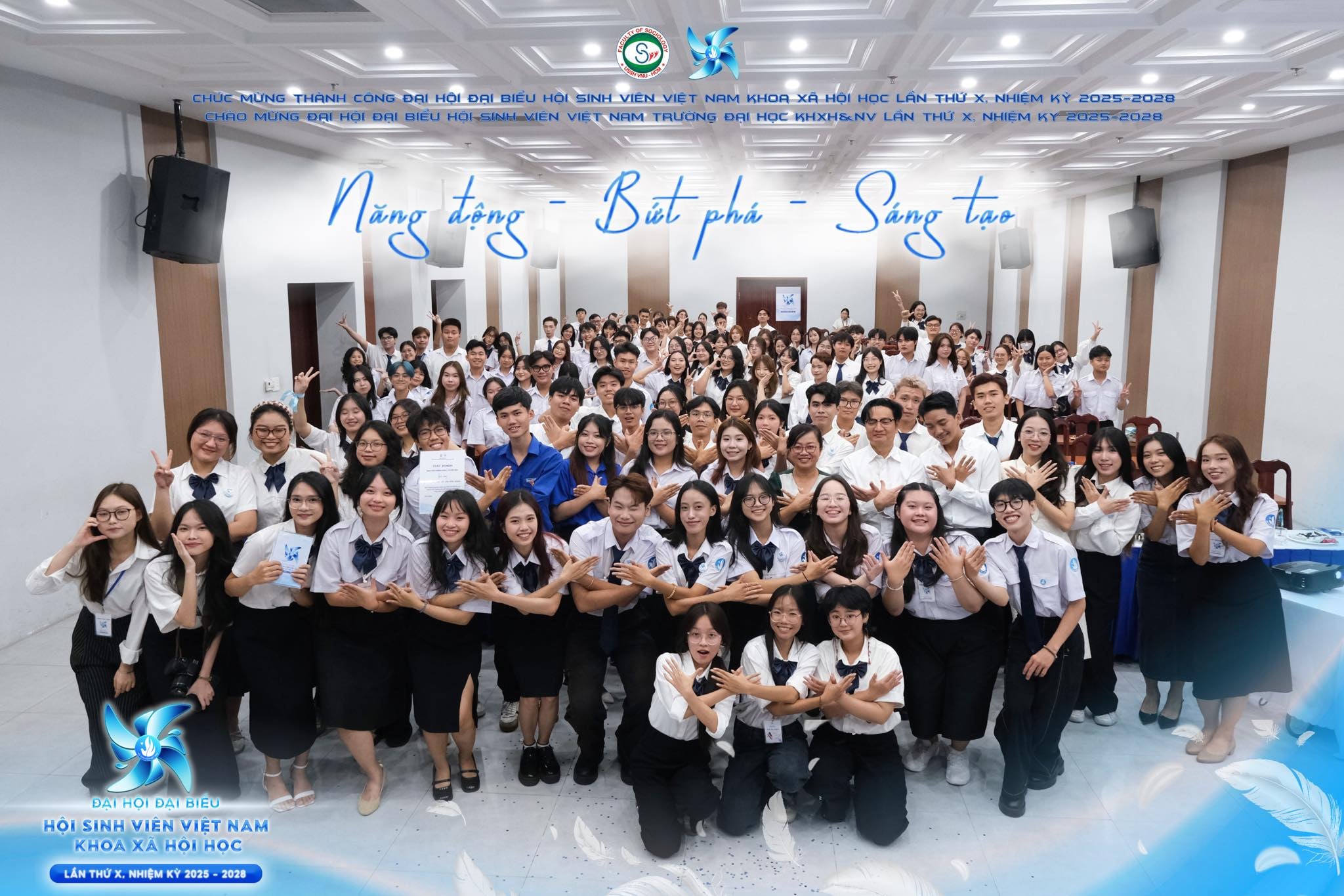 Đại hội Liên Chi hội Sinh viên Khoa Xã hội học lần thứ X, nhiệm kỳ 2025 -2028, nơi lưu giữ và tri ân những sự cống hiến.