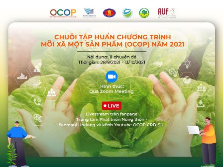 Lễ Bế mạc “Chuỗi tập huấn Chương trình Mỗi xã một sản phẩm (OCOP) năm 2021”