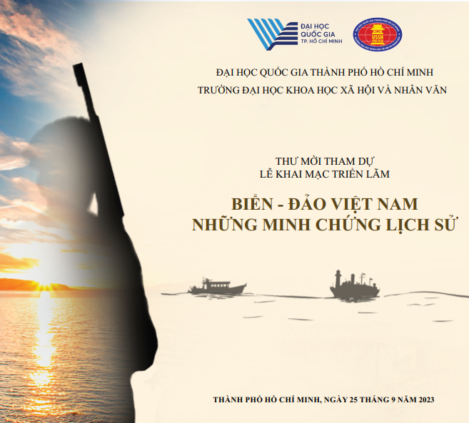 Thư mời tham dự lễ khai mạc triển lãm “Biển - đảo Việt Nam, những minh chứng lịch sử”