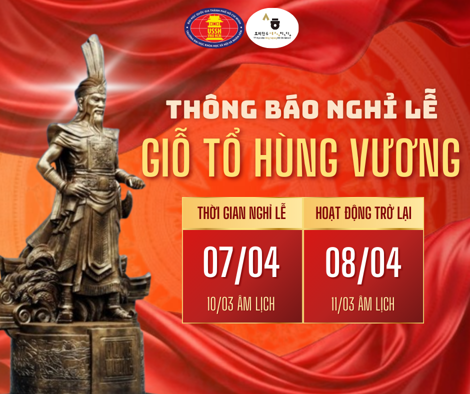 THÔNG BÁO NGHỈ LỄ GIỖ TỔ HÙNG VƯƠNG NĂM 2025