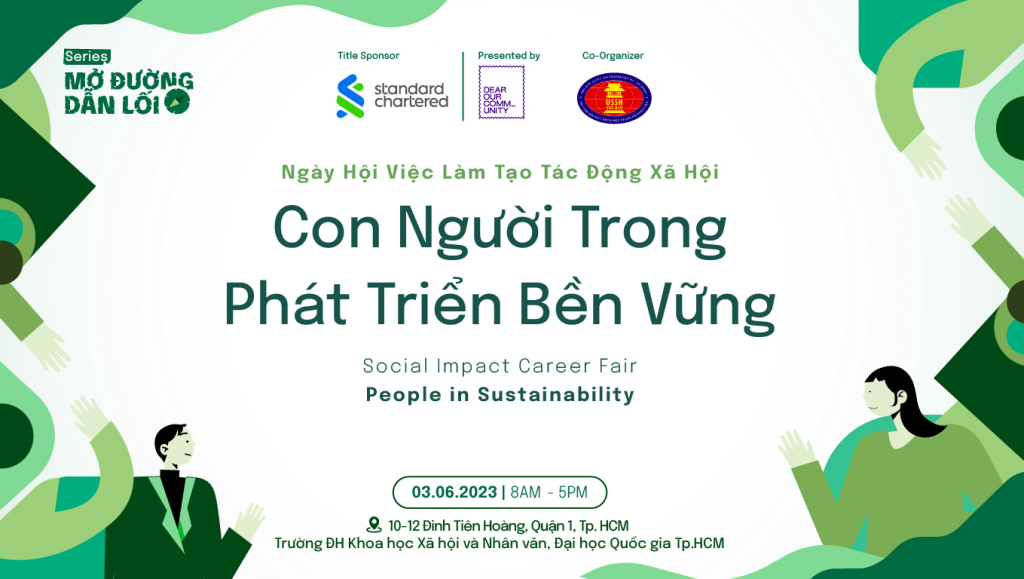 Ngày hội việc làm Tạo tác động xã hội: Con người trong phát triển bền vững