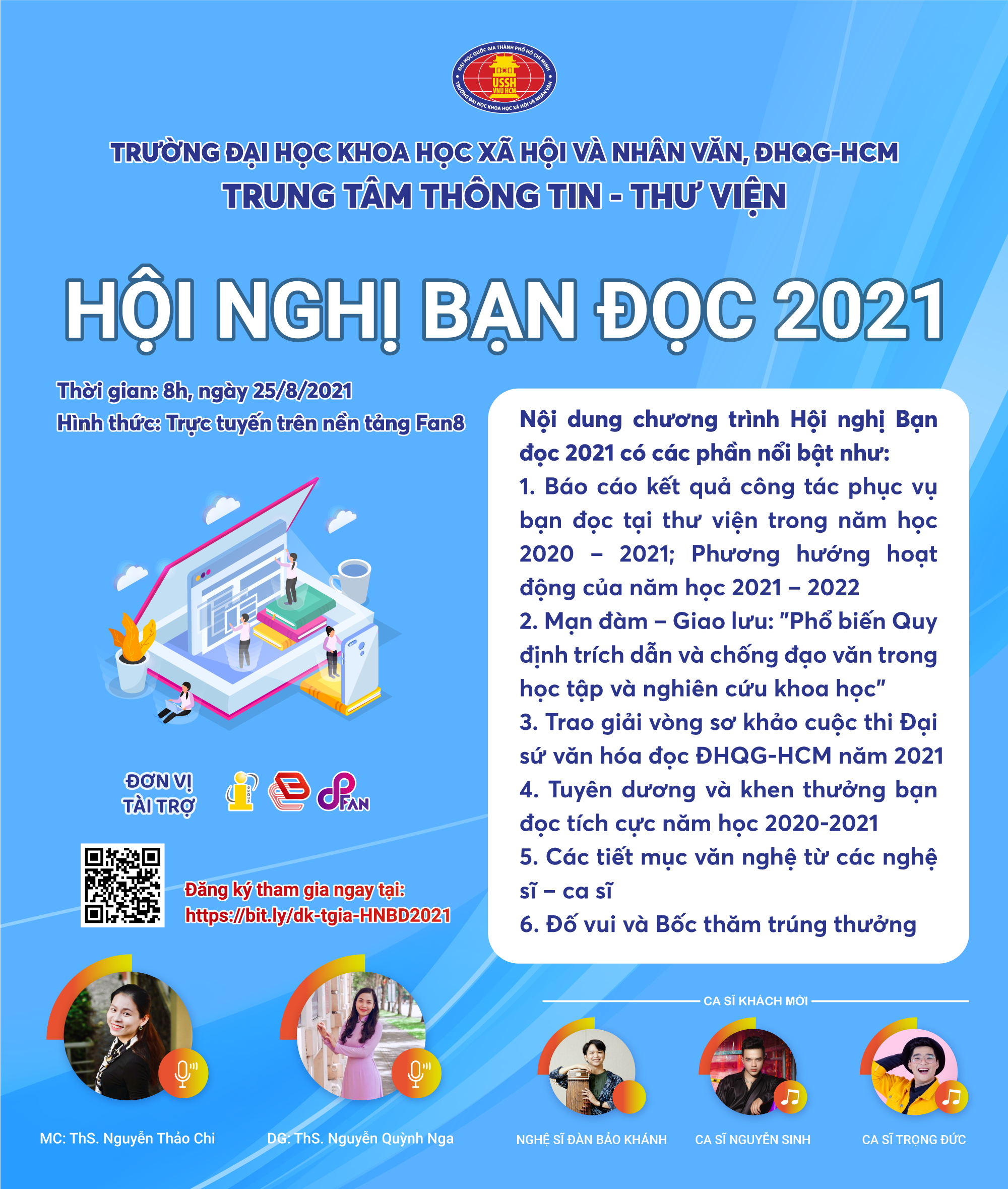 Thư mời tham dự Hội nghị bạn đọc 2021